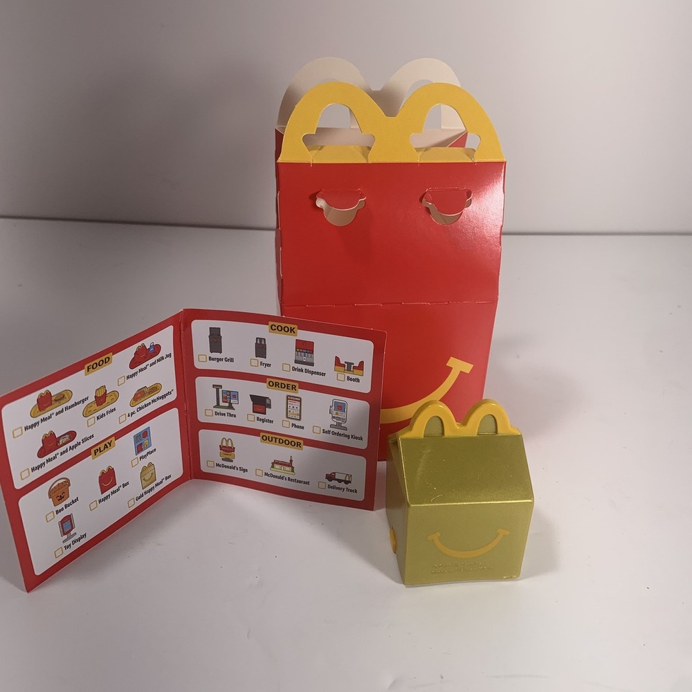 2025‎ McDONALD'S LIL GOLD HAPPY MEAL BOX TOY!